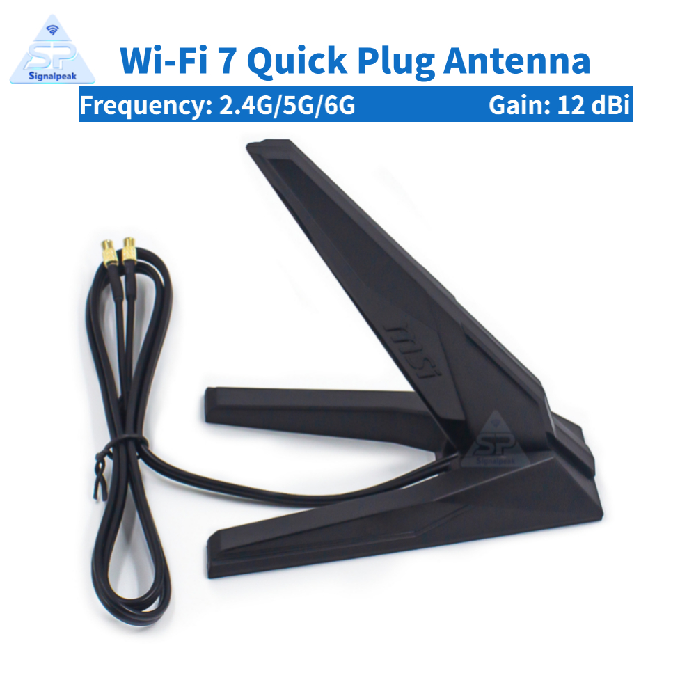 Z890 Wi-Fi 7 Motherboard - Antenna Tri-Band Wi-Fi 7 originale, 6GHz,