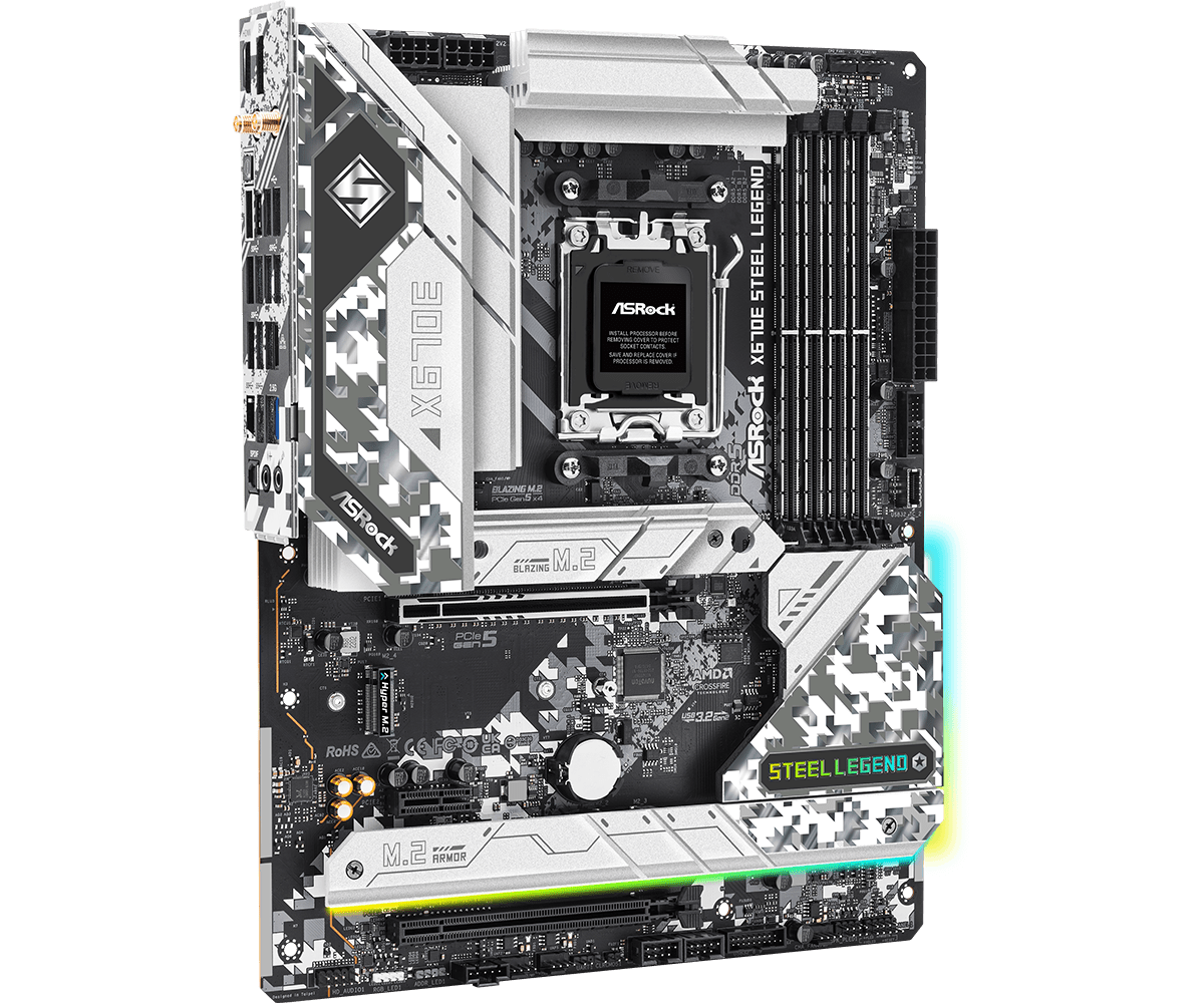 ASROCK X670E STEEL LEGEND X670 - X870E Atx Motherboard recensione e prezzo