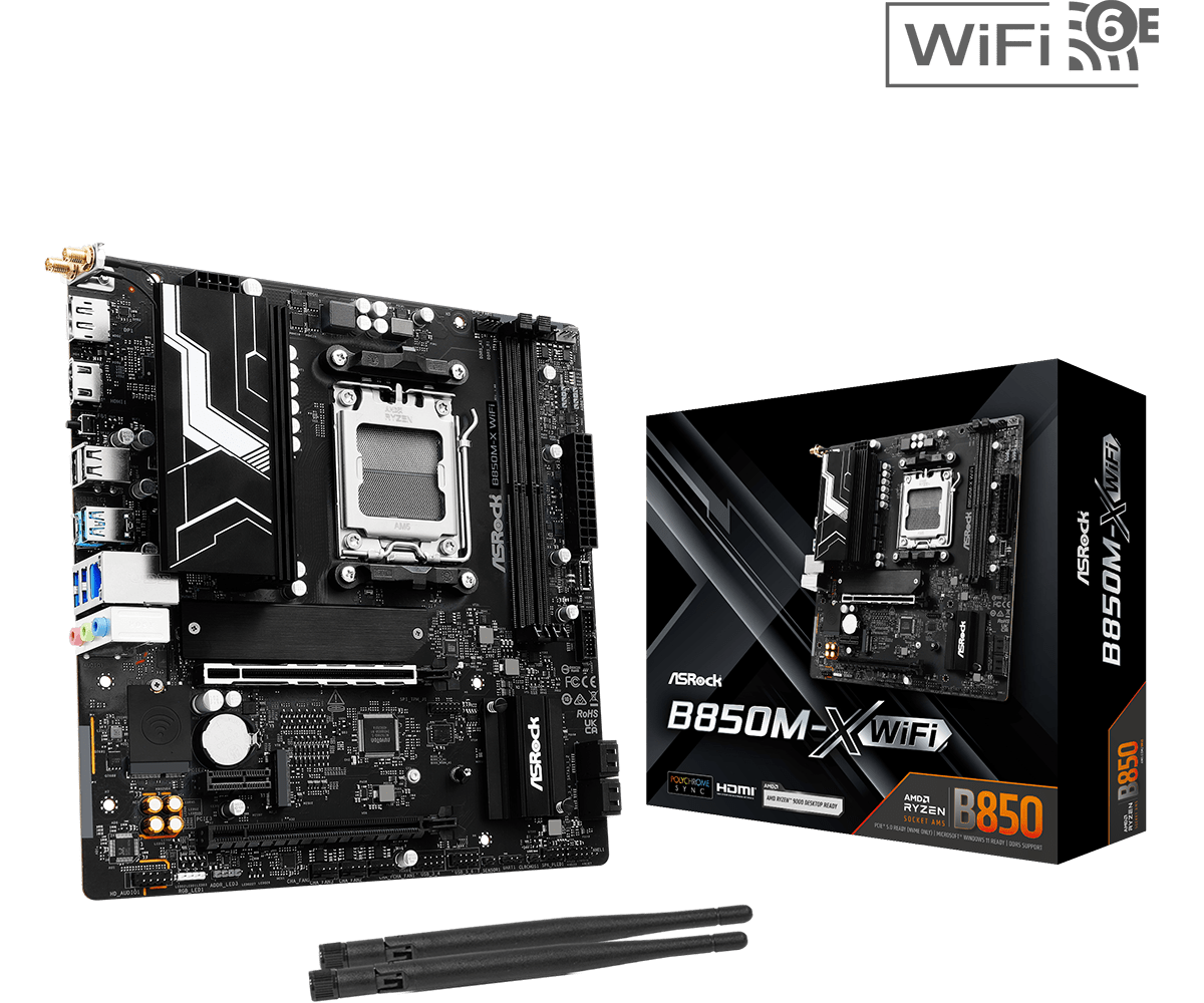 ASROCK Nuovo B850M-X WIFI 6E A - X870E Atx Motherboard recensione e prezzo