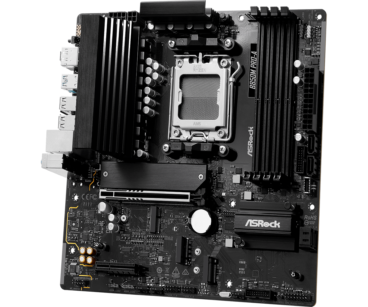 Scheda Madre ASROCK B850M PRO- - Am5 Micro Atx Pcie 5.0 Motherboard recensione e prezzo